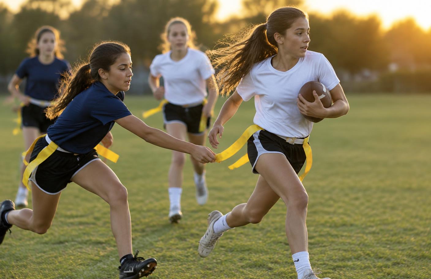 Northside Girls Flag Football team photo